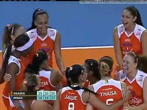 Superliga Feminina de Volei 2011/2012 - Sollys Osasco 3 x 0 Usiminas Minas
