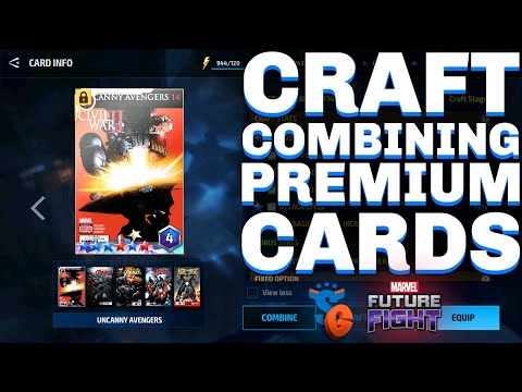 CRAFT COMBINING PREMIUM CARDS [06/20/2022] | MARVEL FUTURE FIGHT