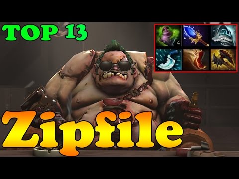 Dota 2 - TOP 13 Pudge In Dotabuff - Pub Match Gameplay!