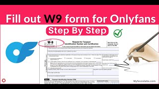 How to fill out W9 form for Onlyfans step by step-2023 #onlyfans #w9 #shorts