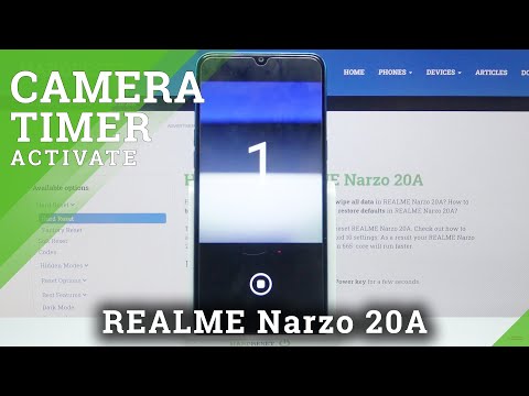 Set Up and Use Camera Timer - REALME Narzo 20A and Camera App