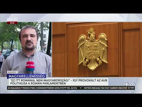 „Ez itt Románia, nem Magyarország!” – így provokált az AUR politikusa a román parlamentben - HírTV