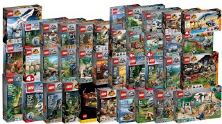 All LEGO Jurassic World Sets 2015 - 2022 Compilation/Collection Speed Build by AustrianLegoFan