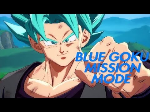 BLUE GOKU MISSION MODE COMBOS (1K Special) | DBFZ