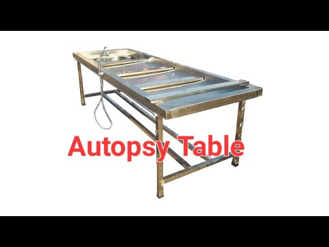 Stainless steel Postmortem Table Autopsy Table