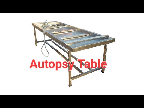 Stainless Steel Embalming Table