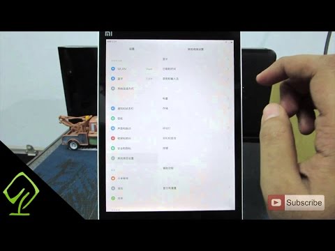 How to change Language to english on Xiaomi MIPAD  (MI PAD) MIUI