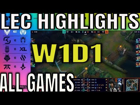 LEC Highlights ALL GAMES W1D1 Summer 2023 | Week 1 Day 1