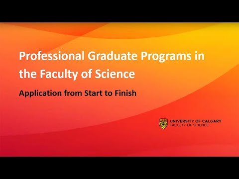 Application Guide Tutorial for the Professional Graduate Programs