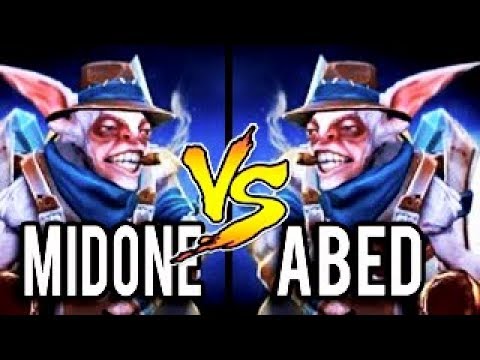 MidOne Vs Abed - 10k vs 10k MMR Crazy Insane Meepo Control Battle Dota 2 (MUST WATCH)