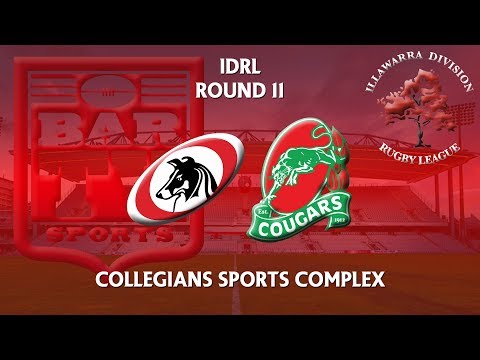 2018 Illawarra RL 1st Grade Round 11 - Collegians v Corrimal Cougars
