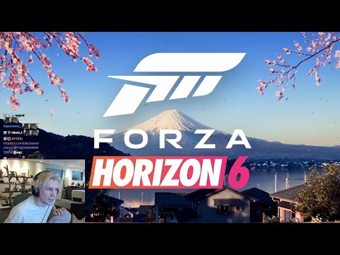 xQc Reacts to Forza Horizon 6 | Teaser Trailer