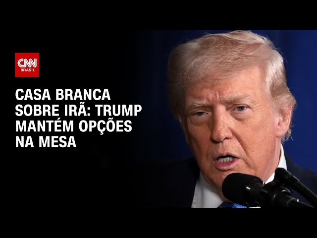 Trump monitora situação no Irã e mantém "todas as opções na mesa" | HORA H