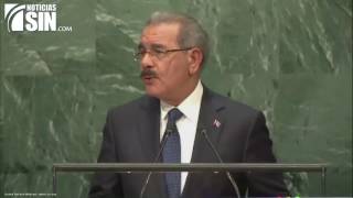 Presidente Medina llama a revisión de acuerdos comerciales ante la ONU