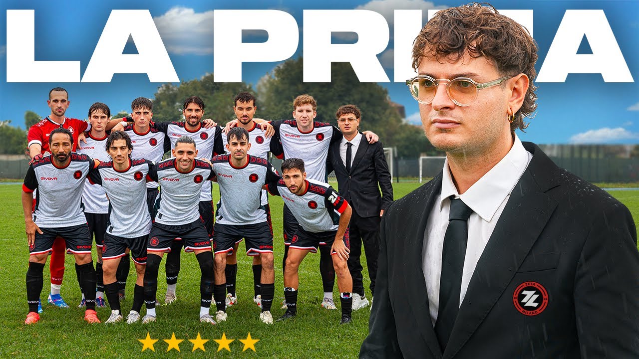 ⚽️⚡️FULMINI E SAETTE nella PRIMA PARTITA UFFICIALE della ZETA MILANO!