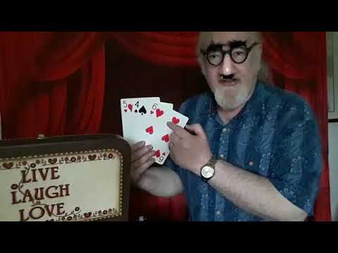 Improved Jumbo Backstage 3 Card Monte - #38 - By Ray Franklyn - Comedy Magician.