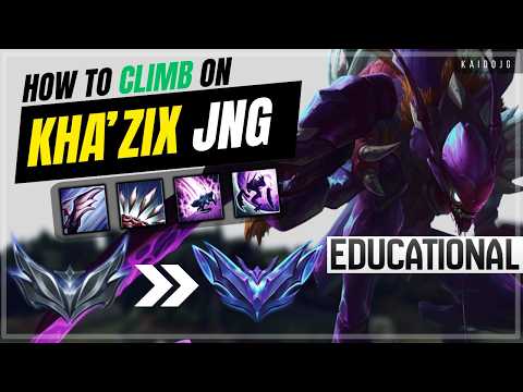 How to Climb from Silver to Diamond on Kha'Zix in Season 16 | Challenger Jungle Fundamentals (2026)