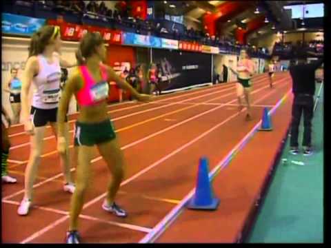 Girls 4x400m EE Heat 1 - New Balance Indoor Nationals 2011