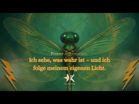Ich sehe, was wahr ist l Krafttier Libelle l Power Affirmation l Kaya Deisberg