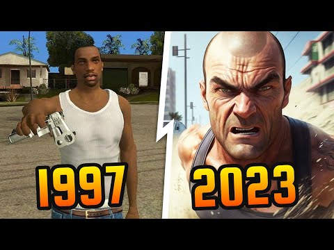 Evolution of Grand Theft Auto [1997-2023]