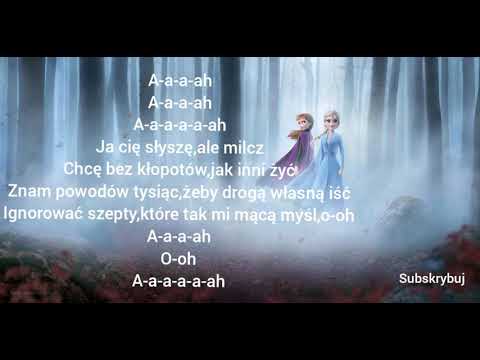 Katarzyna Łaska-Chcę uwierzyć snom (Kraina Lodu 2) Tekst