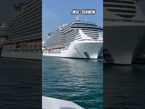Thumbnail for MSC Seaview partenza da Genova e la nave vista dal mare