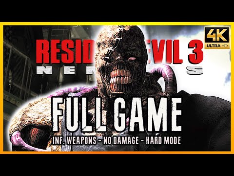RESIDENT EVIL 3 NEMESIS【No Damage/Hard】Infinite Weapons Showcase | Pro Gameplay Walkthrough