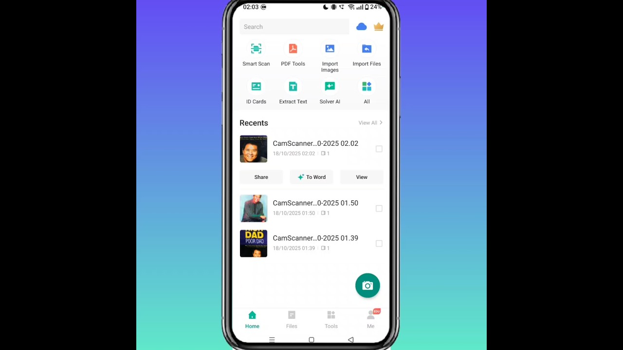 How To Convert Image To PDF in Camscanner