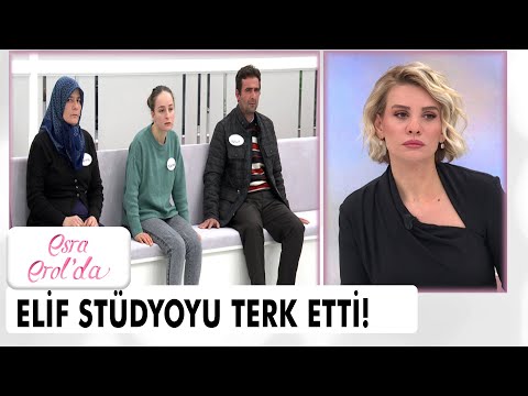 Elif stüdyoyu terk etti! - Esra Erol'da 28 Ocak 2022