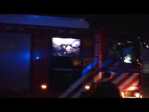 Zuidwolde - Prio 1 aankomst Brandweer bij gasmeting