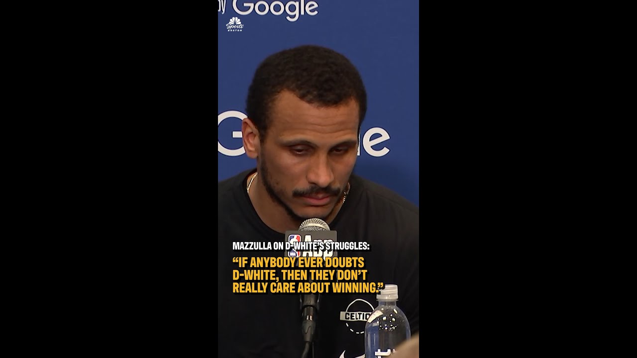 Joe Mazzulla never doubts Derrick White 😤