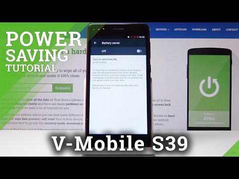 How to Activate Power Saver in V-Mobile S39 - Low Power Solution