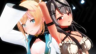 4K『クレイジー・ビート』風真いろは・沙花叉クロヱ【ホロライブMMD】