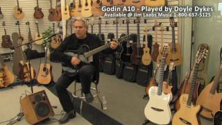 Video thumbnail for Doyle Dykes Plays Godin A10 Guitar at Jim Laabs Music by jimlaabsmusic