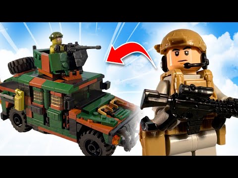 I built a MODERN MILITARY in LEGO!