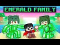 Adopted by an EMERALD FAMILY in Minecraft!