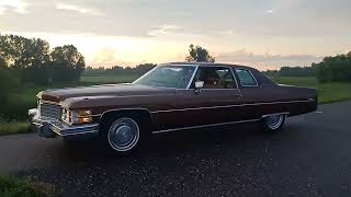 1974 Cadillac Coupe de Ville oldtimer te koop