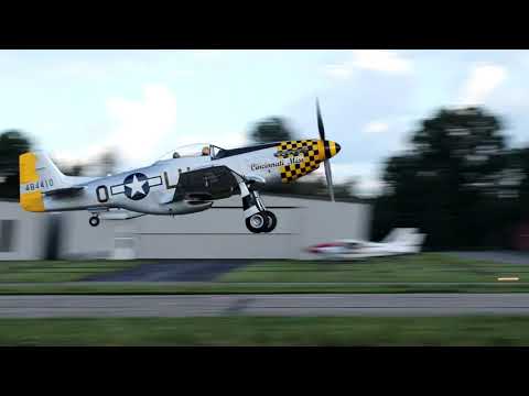 Focke Wulf FW-190 vs P-51 mustang with B-25 Mitchell escort
