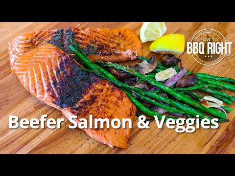 Beefer Salmon - Cooking Salmon & Veggies on the Beefer XL