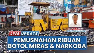 Tasikmalaya Bertekad Merdeka dari Penyakit Masyarakat, Polres: Ribuan Botol Miras & Narkoba Musnah