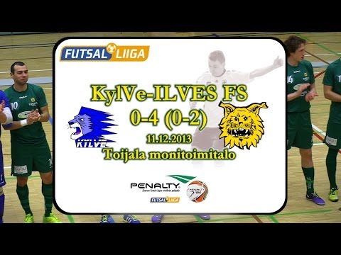 KylVe-Ilves FS 0-4 (0-2) Futsal-Liiga 11.12.13 maalikooste