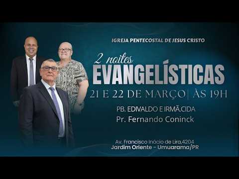 CULTO AO VIVO I SÁBADO I PR. FERNANDO CONINCK I IPJC UMUARAMA  21/03/2026