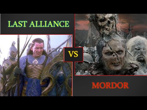 Last Alliance VS Mordor: MESBG Battle Report