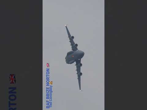 THE BEST EVER RUN & BREAK C-17 GLOBEMASTER III RAF BRIZE NORTON #skimthefence
