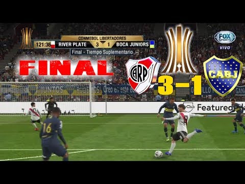 Recreacion River Plate vs Boca Juniors 3 - 1 | GOLES | FINAL LIBERTADORES 2018