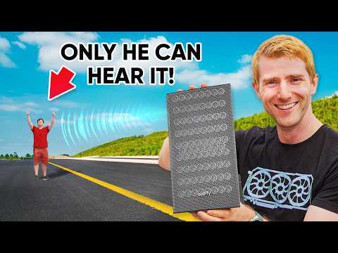 Only 1 Person in the World Can Hear this Speaker - Ultrasonic Directional Speaker