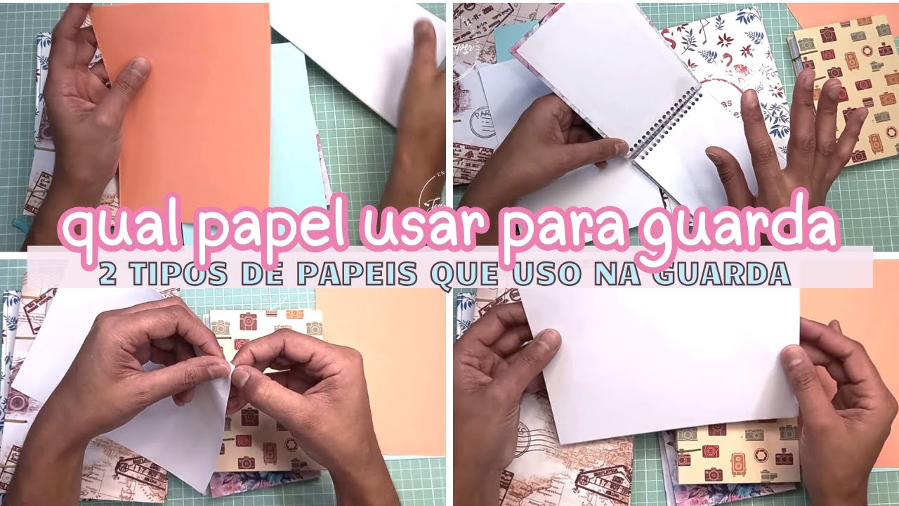 Qual papel eu uso para guarda dos meus cadernos e agendas no meu Ateliê
