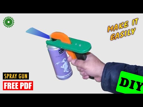 DIY Paint Spray Can Trigger Handle - Paint Spray Gun Spray Grip Paint Spray Gun for Beginners  [4K]