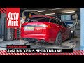 Jaguar XFR-S Sportbrake - Op de rollenbank
