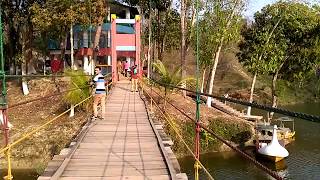 preview picture of video 'Hanging bridge of Meghla Parjatan Complex, Bandarban(ঝুলন্ত সেতু)'